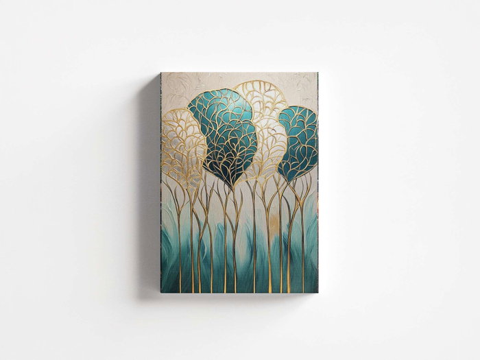 Wallity YNS-1041-70 x 100 Pintura Decorativa en Lienzo Multicolor